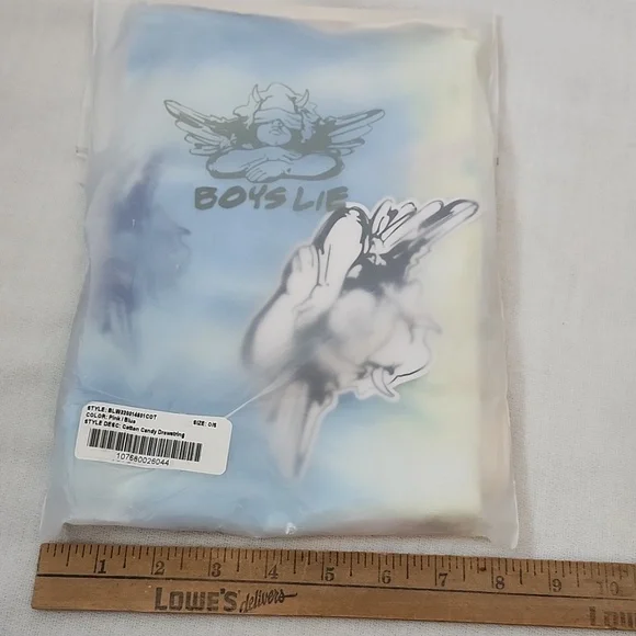 Boys Lie Cotton Candy Tye Dye Tote with Pastel Cosmetics Pouches - Picture 15 of 16